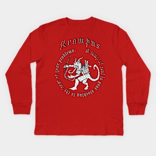 Krampus Kids Long Sleeve T-Shirt